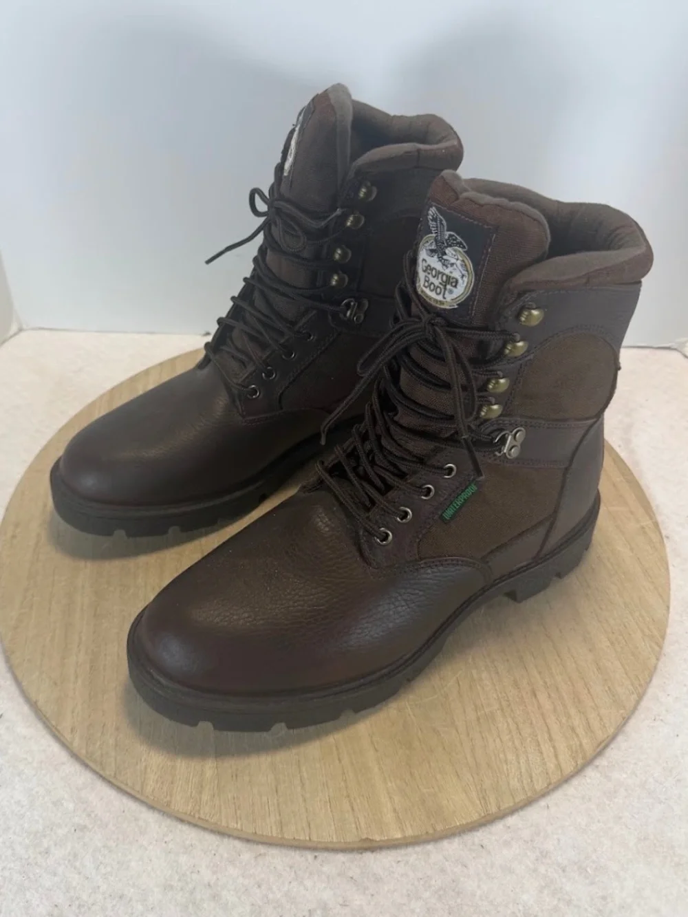 Georgia Boot G109 Mens 9.5W Brown Waterproof 600G Thinsulate Insulated NWOT